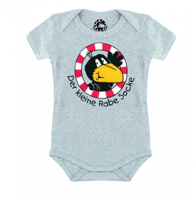 Logoshirt - Der Kleine Rabe Socke - Rettungsring Baby-Body Kurzarm 