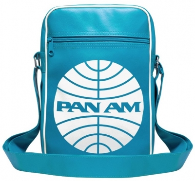 Logoshirt Tasche Pan Am Logo - Pan American World Airways - Umhängetasche - Schultertasche - Sporttasche - türkis - Kunstleder - Lizenziertes Originaldesign 