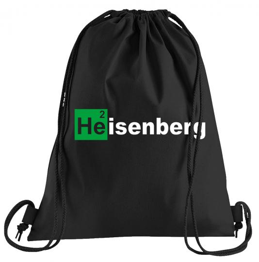 Heisenberg Helium Sportbeutel  bedruckter Turnbeutel mit Kordeln 