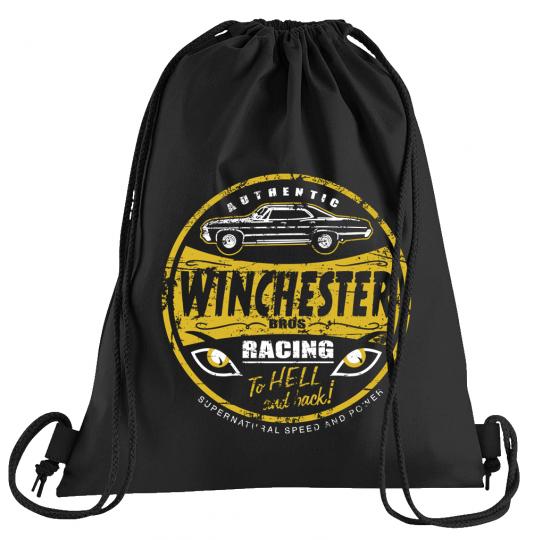 Winchester Bros Racing Sportbeutel  bedruckter Turnbeutel mit Kordeln 