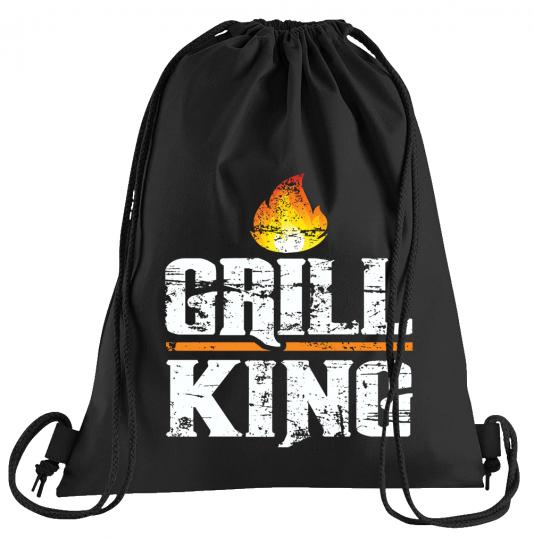 Grill King Sportbeutel  bedruckter Turnbeutel mit Kordeln 