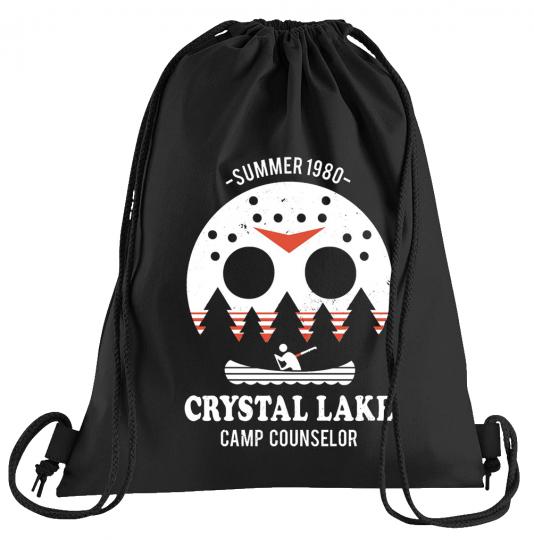 Camp Crystal Lake Sportbeutel  bedruckter Turnbeutel mit Kordeln 