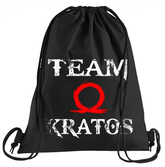 Team Kratos Sportbeutel  bedruckter Turnbeutel mit Kordeln 