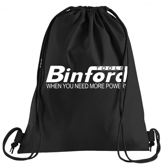 Binford Tools Sportbeutel  bedruckter Turnbeutel mit Kordeln 