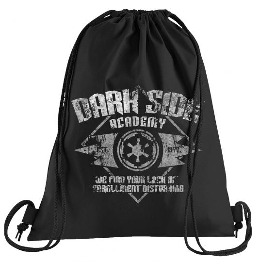 Dark Side Academy Sportbeutel  bedruckter Turnbeutel mit Kordeln 