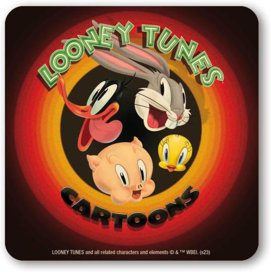 Looney Tunes - Cartoons Logo  - Untersetzer - Coaster 