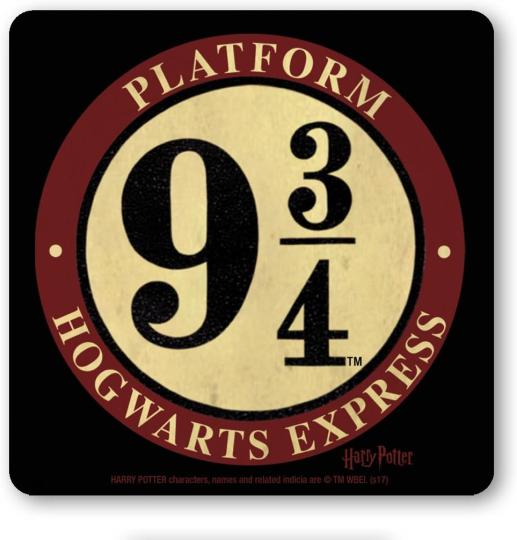 Harry Potter Untersetzer - Gleis 9 3/4 - Coaster 