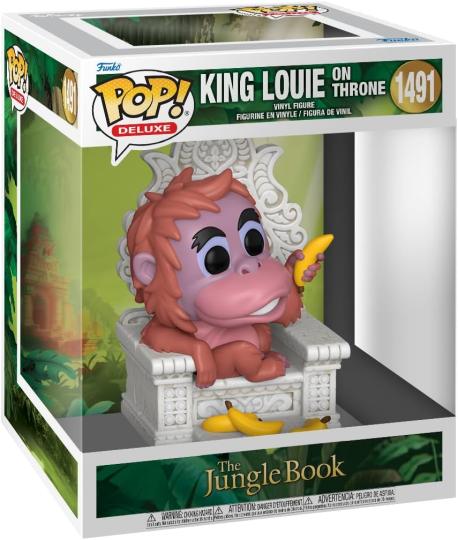Das Dschungelbuch POP! Deluxe Vinyl Figur King Louie on throne 13 cm 