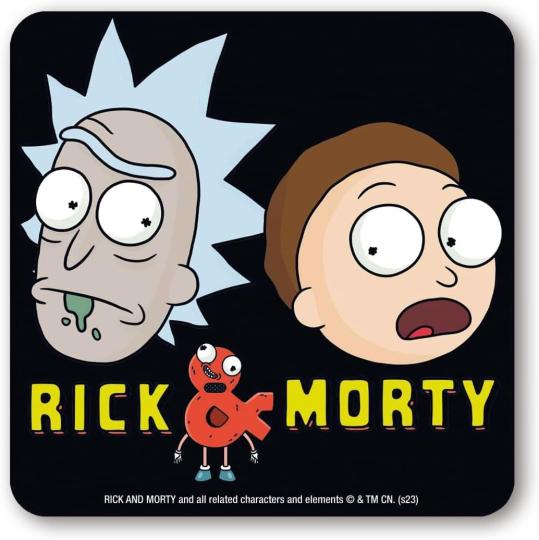 Rick and Morty - Heads - Untersetzer - Coaster 