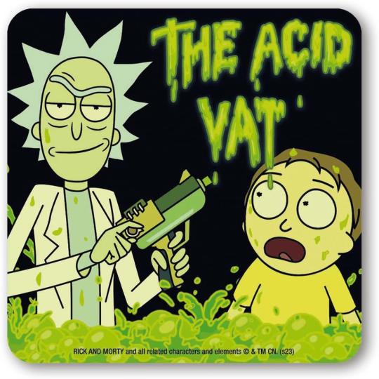 Rick and Morty - The Acid Vat - Untersetzer - Coaster 