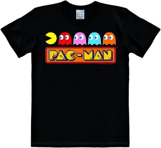 Logoshirt® Pac-Man - Blinky Pinky Inky Clyde - T-Shirt Print - Damen & Herren 