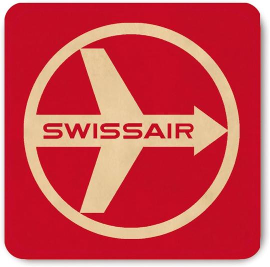 Swissair Untersetzer - Coaster 
