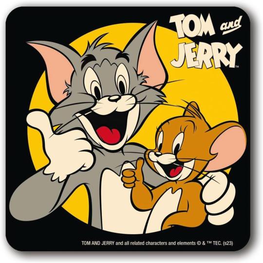 Tom and Jerry - Daumen hoch  - Untersetzer - Coaster 
