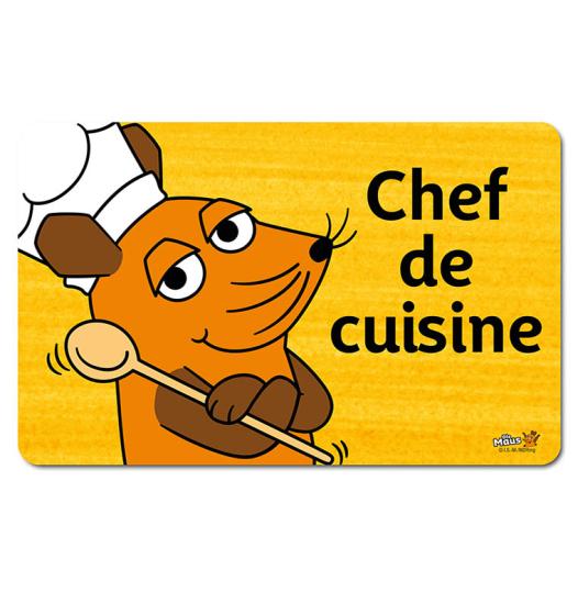 Die Sendung mit der Maus - Maus - Chef de Cuisine - Frühstücksbrettchen - gelb 