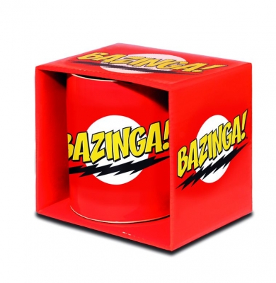 The Big Bang Theory - Bazinga Porzellan Tasse - Kaffeebecher 