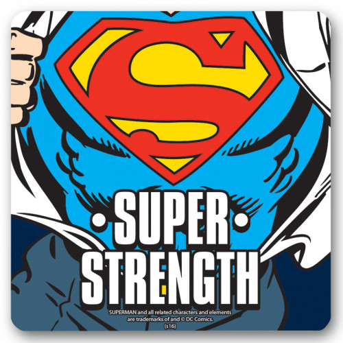 Superman Untersetzer - Super Strength - DC Comics - Coaster 