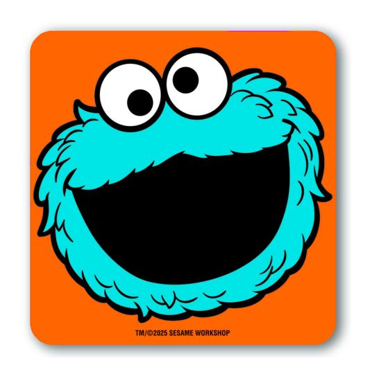 Sesame St - Cookie Monster - Coaster 