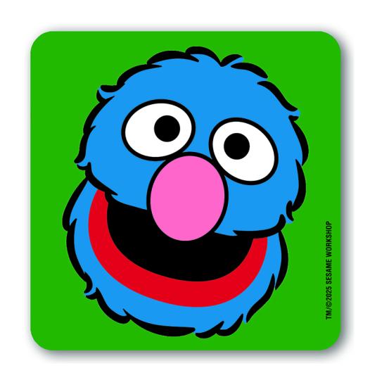 Sesame St - Grover - Coaster 