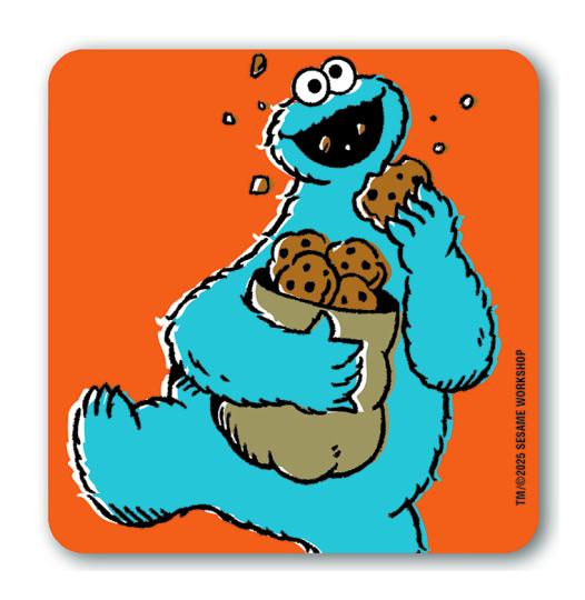 Sesame St - Cookie Monster - Cookies - Coaster 