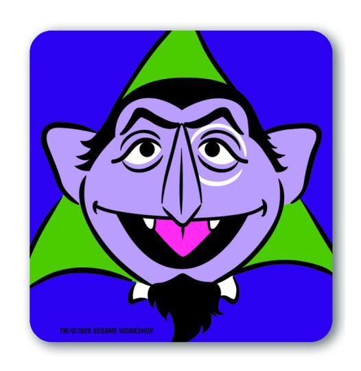 Sesame St - Count von Count - Coaster 