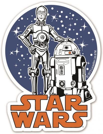 Logoshirt – Star-Wars-Magnet Droids 