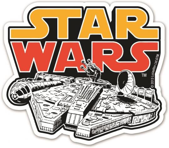 Logoshirt – Star-Wars-Magnet Millenium Falcon 