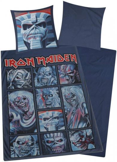 Iron Maiden Eddies Unisex Bettwäsche Multicolor 100% Baumwolle 135 x 200 cm/80 x 80 cm 