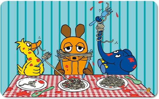 Die Sendung mit der Maus - Spaghetti - Frühstücksbrettchen 