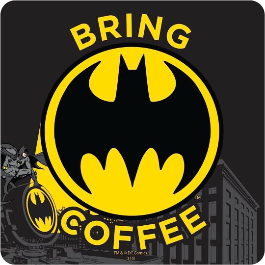 Batman Bring Coffee Untersetzer - Held - DC Comics - Coaster 
