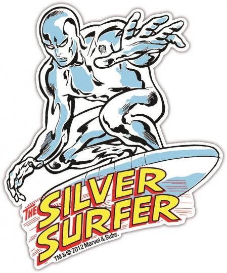 Magnet - Marvel Comics - Silver Surfer - Kühlschrankmagnet - Lizenziertes Originaldesign - LOGOSHIRT 