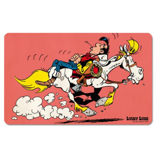 Lucky Luke mit Jolly Jumper 