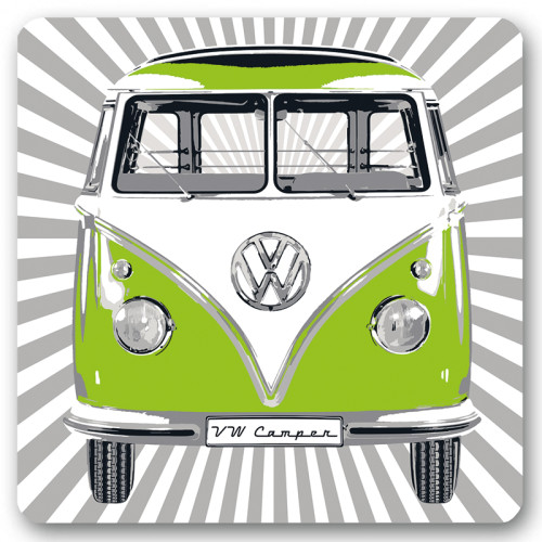 VW Collection - Untersetzer - Coaster - Bulli grün 