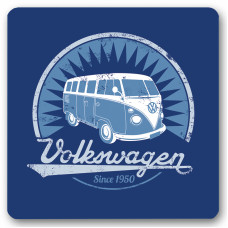 VW Collection Since 1950 - Untersetzer - blau - Coaster 