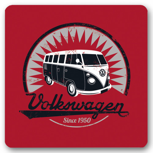 VW Collection Since 1950 - rot - Untersetzer - Coaster 