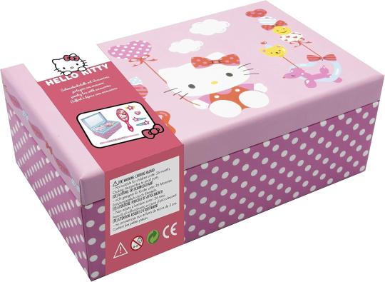 Hello Kitty Schmuckkästchen mit 6 Accessoires Kinder Schmuckbox Geschenkset 