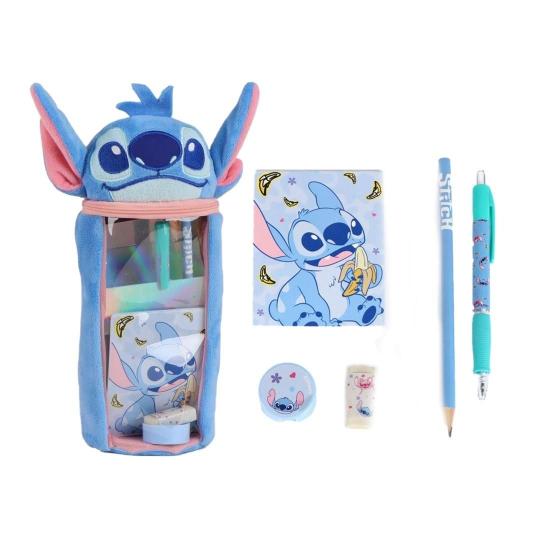 Disney Stitch Plüsch-Federmäppchen mit Schreibset 