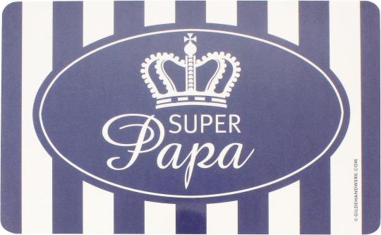 GILDE Frühstücksbrettchen „Super Papa“ 