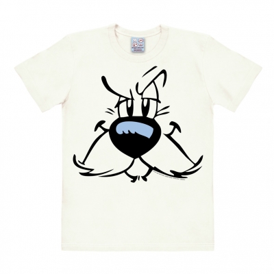 Logoshirt®️ Asterix - Idefix Face T-Shirt Unisex Motiv-Shirt almost white | L