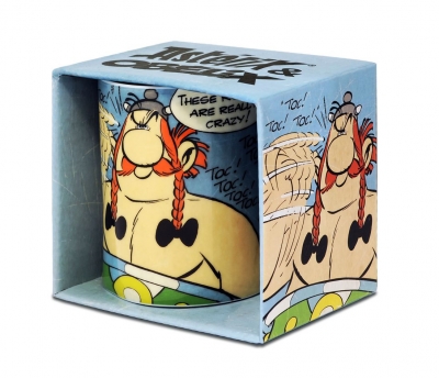 Logoshirt Asterix der Gallier - Asterix - TOC TOC TOC Porzellan Tasse - Kaffeebecher - farbig - Lizenziertes Originaldesign 