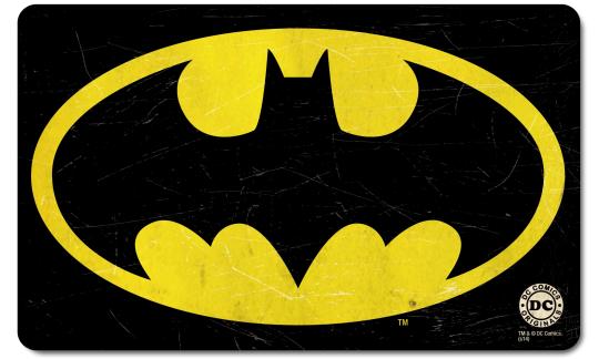 DC - Batman - Logo - Frühstücksbrettchen - schwarz 