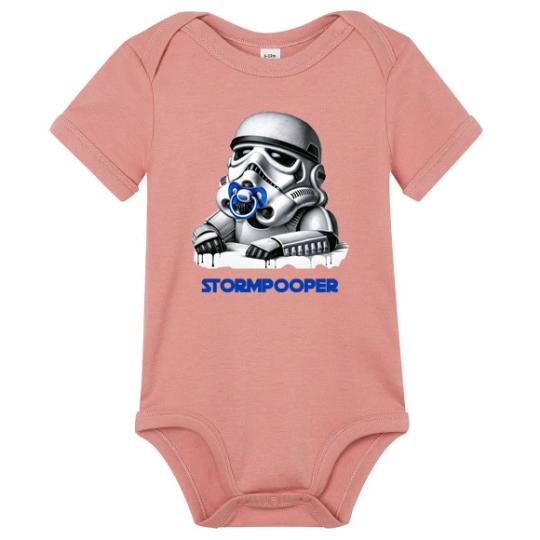 Babybody aus Biobaumwolle -- Stormpooper 