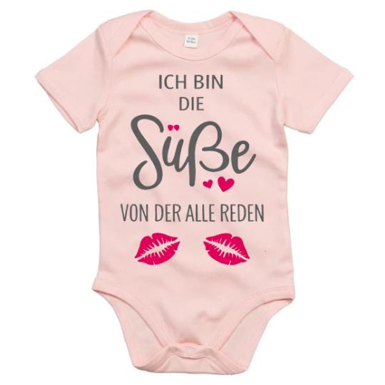Babybody aus Biobaumwolle -- Ich bin die Süße 
