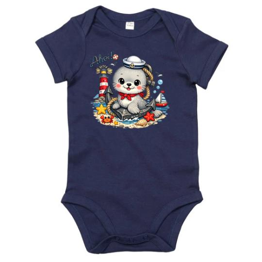 Babybody aus Biobaumwolle -- Ahoi! 