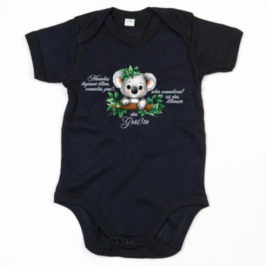 Babybody aus Biobaumwolle -- Das Größte 