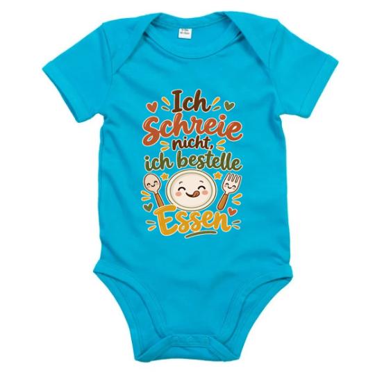 Babybody aus Biobaumwolle -- Ich schreie nicht 