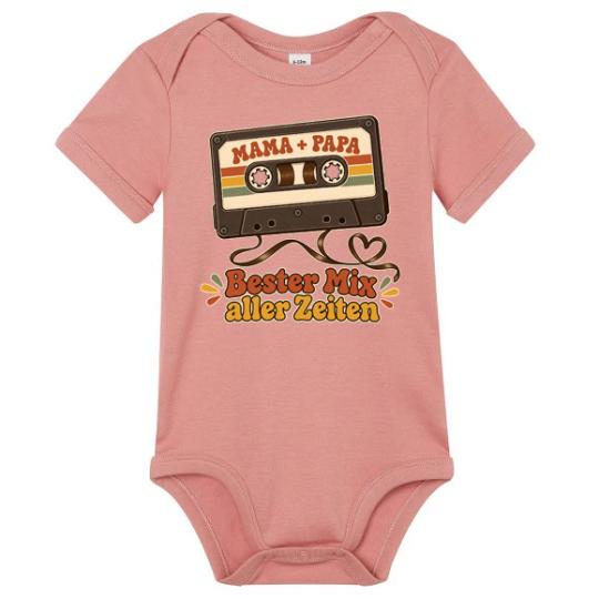 Babybody aus Biobaumwolle -- Bester Mix 