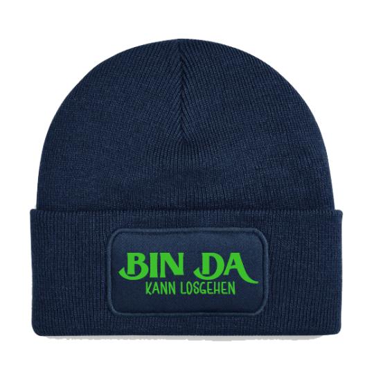 Beechfield Original Patch Beanie - Bin da kann losgehen 