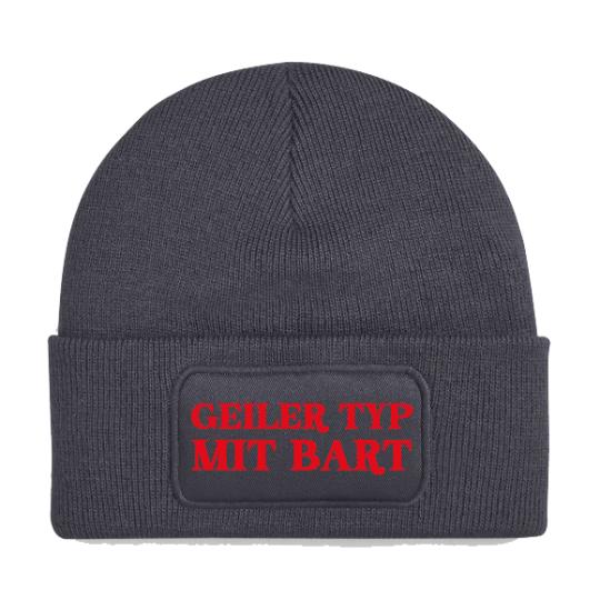 Beechfield Original Patch Beanie - Geiler Typ mit Bart 