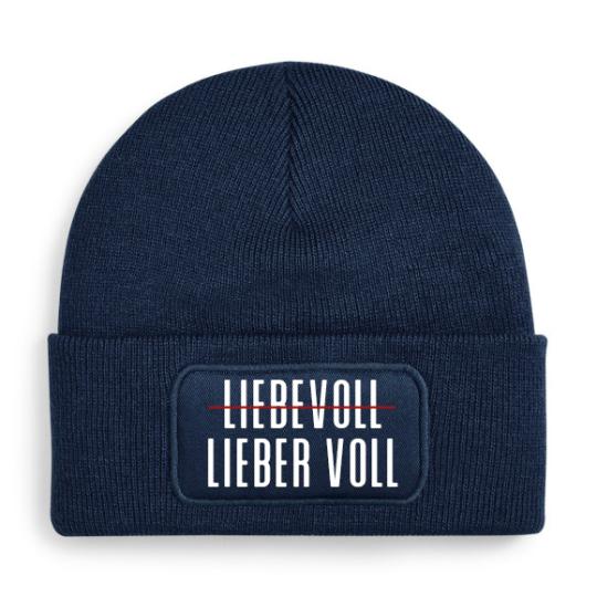Beechfield Original Patch Beanie - Liebevoll/ Lieber Voll 