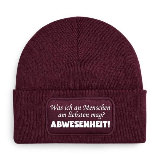 Beechfield Original Patch Beanie - Was ich an Menschen am liebsten mag 